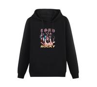 WEISULANG Rock ASAP Rocky Men Hoody Hip Hop Shirt Camisetas Hombre Streetwear Cotton Long Sleeve Hoodie Black L