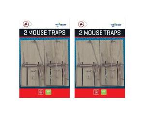 WEITECH Pack 2X Lot de 2 Tapettes Souris piège