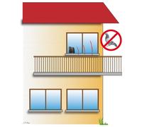 WEITECH Repousseur d'oiseaux à ultrasons 20-40 m²