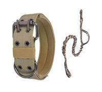 weiting - Accessoires De Traction pour Animaux Ajustables en Nylon avec Laisse,Collier en Nylon pour Grands Chiens - pour Camping Dressage À L Obéissance Marche Et