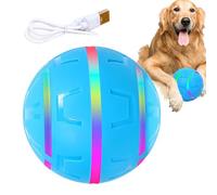 weiting Balle Interactive pour Chiens,Jouet Interactif pour Animaux de Compagnie Balle Dynamique - Jouets Rebondissants pour Chien avec Lumières USB Rechargeable, Jeux Intérieur et Extérieur pour