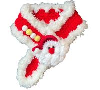 weiting Bandanas pour Chien de Noël,Écharpe pour Chien de Noël,Écharpe tricotée Douce et Mignonne pour Animaux de Compagnie | Bandanas de Vacances pour Chiens, déguisement de fête de Noël, Cache-Cou
