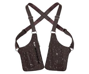 weiting Bandoulière Double Aisselle | Bandoulière Imperméable Style Gilet - Sac Ceinture Anti-Vol pour Homme - pour Téléphone Portable e Voiture Passeport pour Petit Ami Femme Voyage Extérieur