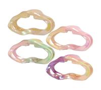 weiting Barrettes Griffe Pour Femmes | Barrettes Résistantes Style Nuage,Lot de 4 Accessoires Capillaires Grande Tenue Pour Types de Cheveux et Occasions