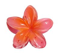 weiting Barrettes Griffes à Motifs Fleuris pour Femmes,Barrettes Griffe pour Cheveux Épais ou Fins Femme - Accessoires et Outils de Coiffure à Maintien Ferme Antidérapant pour Plage, Été, Festival,