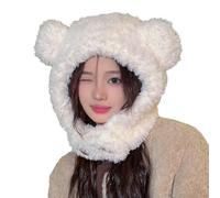 WEITING Bonnet De Neige - Capuche Anti-Vent en Peluche - Chapeau d'automne | pour Femmes et Filles, pour l'hiver, l'Automne, la Neige, Le Ski, Le Vélo, Le Plein Air et l'Usage Quotidien