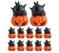 WEITING Bougies Halloween Sans Flamme,Lot de 12 Lumières Décoratives Citrouille LED - Décoratif Lumineux à Piles pour Anniversaire Noël Thanksgiving Fête Chambre Nuit Intérieur Extérieur