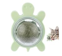WEITING Boule jouet avec herbe à chat - Jouets pivotants Cat Nip - Catnip Ball for Cat Wall Jouets à mâcher pour chats auto-adhésifs pour le nettoyage des dents jouet pour chat