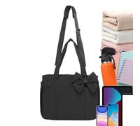 WEITING Bow Tote - Sac Tote Souple Avec Nœuds,Pochettes Élégante Bandoulière Adjustable Pour Soirée Bureau Mariage Voyage École Fille