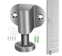 weiting Butée De Porte Robustes,Support Magnétique Fixation Sol Porte Adjustable Sans Perçage,Système de Blocage Réglable pour Parquet Moquette Carrelage Béton Maison Appartement Cuisine Chambre Hôtel