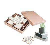 WEITING Cadeaux de collègue pour Femmes, pièce de Puzzle, de Remerciement, de Bloc de Puzzle en Bois, Nouveau décor de Bureau d'emploi, Cadeaux de pour collègue, ami, employé
