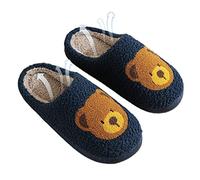 WEITING Chaussons mignons pour femme, chaussons d'hiver d'intérieur Kawaii | Chaussons confortables pour l'intérieur et l'extérieur, Noël pour femme