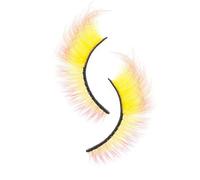 weiting Cils Colorés,Faux Cils Éclatants - Maquillage Réutilisable Volume Long pour Fêtes Mariage Débutants Cosplay Halloween Pride