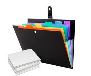 weiting Classeur à Soufflet - Grande Capacité Multi-Poche | Chemises D'Expansion - Pour Stockage De Documents Salle De ureau Voyage Étudiants Enseignants Papeterie Papier