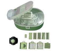 weiting Coupe-Légumes | Trancheuse Alimentaire Multifonction Pour Cuisine,Robot Culinaire Râpe Fromage pour Oignon Chou Carotte Tomate Pomme de Terre Fruits Maison Camping