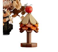 weiting Ensemble De Dessous-De-Plat Arbre De Noël,Support Isolant en Bois pour Sapin De Noël - Dessous de Casserole Résistant à la Chaleur | pour Table À Manger Appartement Dortoir Cuisinière Poêle