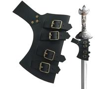 weiting Étui Pour Sabre - Support Ajustable En Cuir PU Pour Épée,Fourreau Ceinture pour Épée Longue,Accessoire pour Costume Historique et Cosplay Adulte