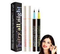 weiting Eyeliner Imperméable - Maquillage Pour Femmes - 4 Pièces Eyeliner Longue Tenue - Pour Passionnés De Beauté Épouse Copine Déplacements Fête Mariage Scène Performance