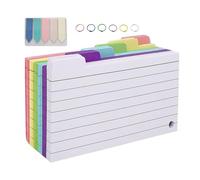 weiting Fiches Bristol | 300 Cartes Colorées pour Études et Prise de Notes - Fournitures scolaires pour enseignement étudiants prise de notes cours collège