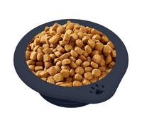 weiting Gamelle Pliante pour Chien, 300ml Bol À Nourriture Pliable avec, Récipients d'eau en Silicone, pour Le Voyage La Marche La Plage Les Activités Extérieures Les Chats Et Les Chiens