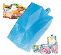 weiting Glaçons Réfrigérants pour Glacière,Boîtes à Cristaux de Glace Portables - Bloc Froid Réutilisable pour Voyage Pique-Nique Plage Camping École