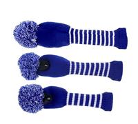 weiting Housses de Golf - Housses pour Bois Et Driver - Lot de 3 Tricotées Accessoires Sport Bâton pour Débutants Adolescents Adultes Hommes Professionnels