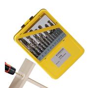 weiting Jeu Complet de Forets en Métal Dur pour le Perçage | Fers à Insertion Haute Résistance pour Perçage,Ensemble D'Accessoires De Tournevis Portables Et Assortis Pour Meubles D'Ordinateur
