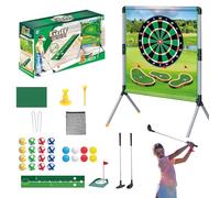 weiting Jeu de Golf Extérieur,Set de Tapis d'Entraînement - Ensemble de Jeu Tapis de Putting Accessoires de Golf Jouets Sportifs pour Entraînement Intérieur Extérieur Pelouse Jardin