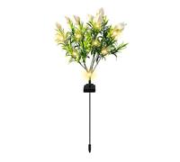 WEITING Lampes solaires d'extérieur imperméables à fleurs, lampe solaire de jardin Gardenia - Lampes solaires décoratives de jardin pour l'extérieur,Lumières extérieures solaires à LED pour les