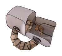weiting L'Enclos pour Chats - Enclos Pliables Et Portables pour Chats avec Tente en Maille - Clôture Pliable avec Tunnel Et Maison De Jeu pour Animaux pour Chaton Chien Lapin