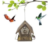 weiting Mangeoire Anti-Écureuils, Mangeoire à Oiseaux en Treillis Métallique avec Anti écureuil, Station pour Pinsons Observation de la Faune et de la Nature dans Jardin Cour Terrasse