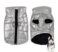WEITING Manteau pour chien par temps froid - Veste réfléchissante pour animaux de compagnie avec trou pour harnais, manteau réfléchissant résistant à la neige et au vent pour chiens de petite et