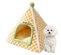 weiting Niche pour Chat Fermée,Maison Chaud Douillet pour Animal - Nid Douillet Chaud Sécurisé Maison Tente Intérieur pour Race Moyenne Automne Hiver Salon Chambre Voyage