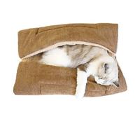WEITING Panier pour Animal De Compagnie - Nid Douillet Pliable Double Face | Coussin De Sommeil Lavable pour Chat - pour Chaton, Chiot, Petit Chien, Intérieur, Hiver, Automne, Salon, Balcon, Voyage,