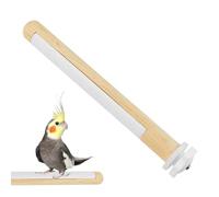 weiting Perchoir À Oiseau avec Support,Accessoires Cage Perchoir Affûtage Griffes | Fourche à Limer Stable Multifonction pour Perruches Calopsittes Inséparables Confort et Activité