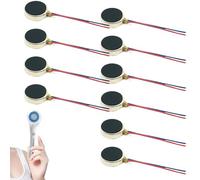 weiting Petit Moteur Vibrant,10 Pièces Moteurs de Vibration DC pour Applications Électroniques - Petit Moteur Vibrant Plat en Forme de Pièce | pour Électroniques Tablettes Smartphones Contrôleurs de