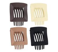 weiting Pince Plate Cheveux, Pince Griffe Pour Cheveux Epais Ou Fins, Lot De 4 Pinces Legères Et Minces Pour Sport Travaill Ecole Plage Voyage Maison