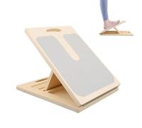 weiting Planche Inclinée,Planche d'Étirement pour Mollets - Cale Inclinée En Bois Pour Équilibre Rééducation Jambe Cheville Genou Talon - Yoga Gym Fitness Domestique