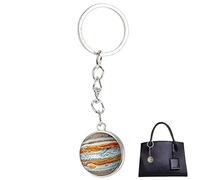 WEITING Porte-clés double face Planet | Système solaire Planet Porte-clés Accessoires | Glow In The Dark Keychain Earth Globe Porte-clés Pendentif Hommes Femmes