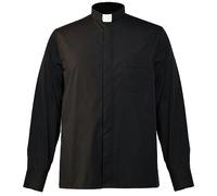 WEITING Prêtre Chemises Hommes Église Catholique Chemises Évêque Clergé Stand-up Tab Collar Ministre Prédicateur Pasteur Blouses Romaines Tops-M-Men