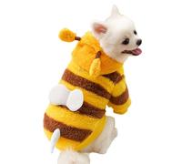 weiting Pull à Capuche pour Chien | Sweat Capuche Abeille Polaire pour Chien,Vêtement pour Chat Chihuahua Yorkie | Hiver Automne Halloween Noël