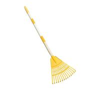 weiting Râteau À Feuilles 14 Dents en Forme D'Éventail | Râteau pour Gazon Et Terrasse | Balai Éventail Ergonomique pour Pelouse Extérieur Gravier Camping Terrasse Jardin