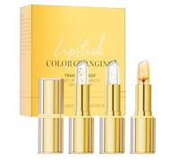 weiting Rouge à Lèvres Changeant de Couleur | Brillant à Lèvres Longue Tenue à Changement de Couleur | 3 Pièces Baume Hydratant pour Soirée Transport Mariage Rencontres Voyage Shopping Anniversaire