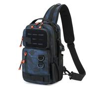 WEITING Sac Bandoulière Homme, Sac Bandoulière Portable Imperméable, Kit De Matériel De Pêche pour Voyage, Camping, Randonnée, Pêche en Rivage, Surf, Eau Salée, Poisson-Chat Et Perche