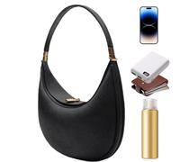WEITING Sac Demi-Lune - Sacs à Bandoulière en pour Femmes,Sac Main En Cuir PU Accessoires de Mode Pour Sortie Travail Vacances