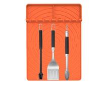 weiting Tapis De Cuisson En Silicone,Tapis Spatule Antiadhésif pour Barbecue | Accessoire Extérieur Résistant à la Chaleur pour Terrasse Camping Pique-nique Jardin Voyage Arrière-Cour