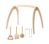 weiting Tapis d'Éveil Bébé - Jouets Éducatifs En Bois Pliables | Gym D'Activité Au Sol Motricité Fine Bébé,pour Tout-Petits Garçons et Filles - Intérieur, Extérieur,