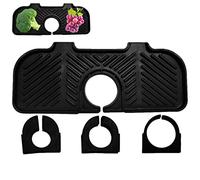 WEITING Tapis pour cuisine - Ramasse-gouttes pour évier cuisine, tapis robinet d'évier, bavettes pour évier derrière le robinet, accessoires pour évier cuisine