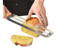 weiting Trancheur à Pain Maison | Découpeur à Arc Manuel en Acier Inoxydable - Outil de Découpe Ergonomique pour Boulangers à Domicile Préparation Alimentaire Commerciale Pâtisserie Maison | Fait