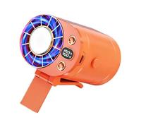 WEITING Ventilateur À Pince - Mini Rechargeable 100 Vitesses Fraîcheur | Petit ventilateur de ceinture clipable - Pour chambre, bureau, école, voyage, camping, plage, piscine, road trip